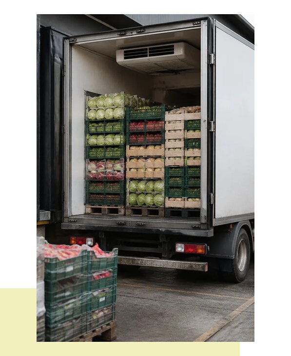 Перевозка плодоовощной продукции оптом напрямую в Лесну
