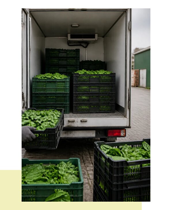 Перевозка шпината в Лесну с сохранением свежести продукции